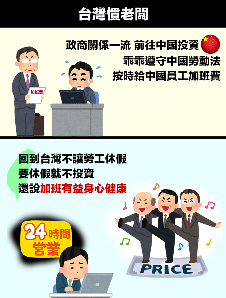 台灣慣老闆？