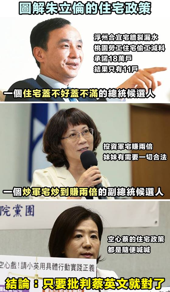 圖解朱立倫的住宅政策