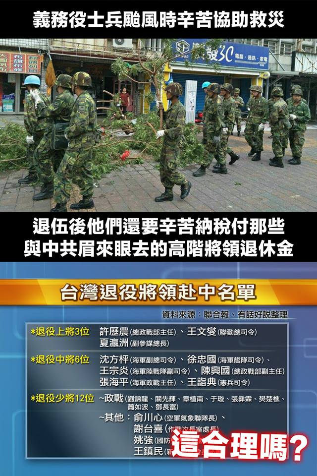 義務役士兵被退將消費，合理嗎？