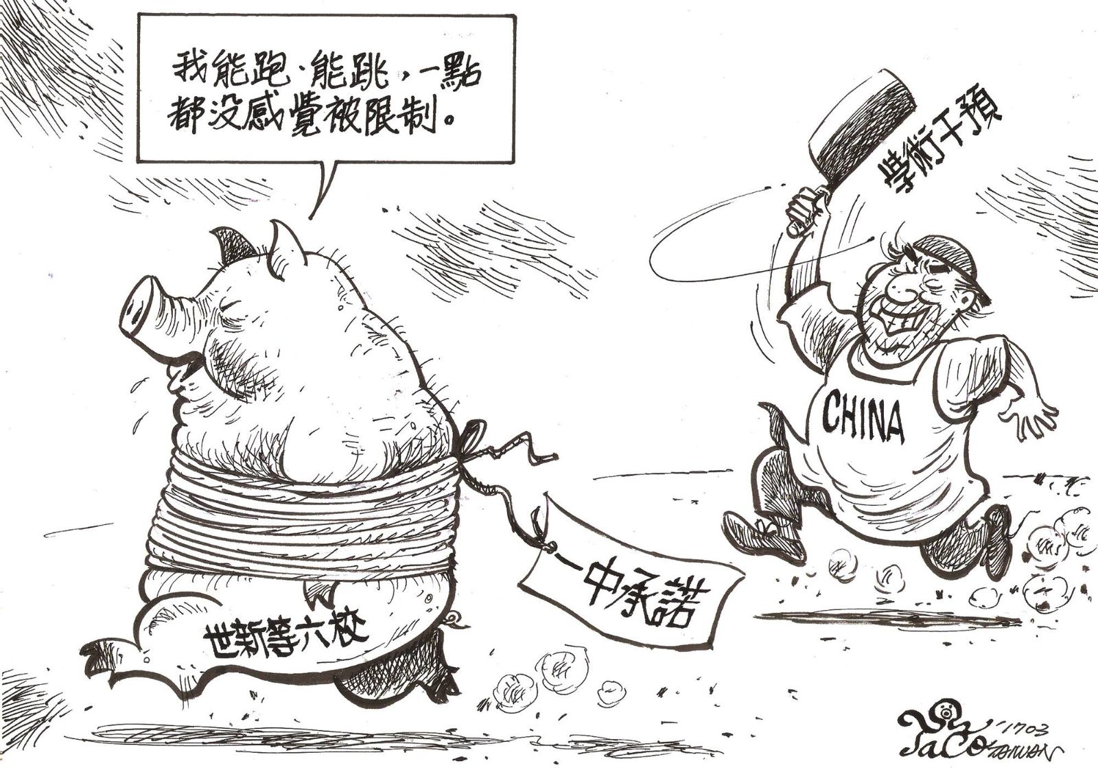 一點都沒感覺被限制
