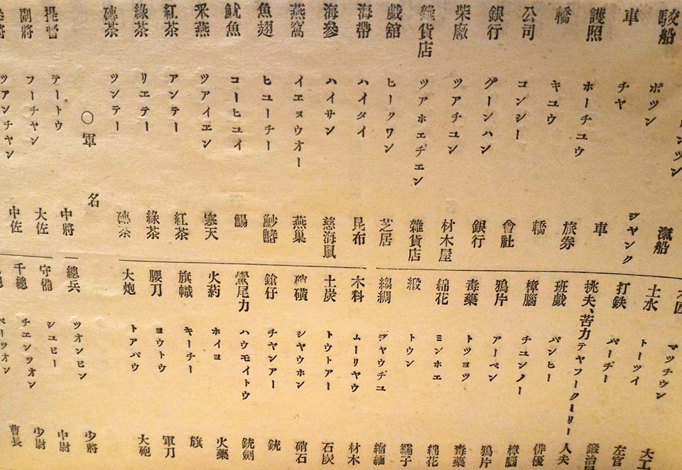 台語流失的老詞彙